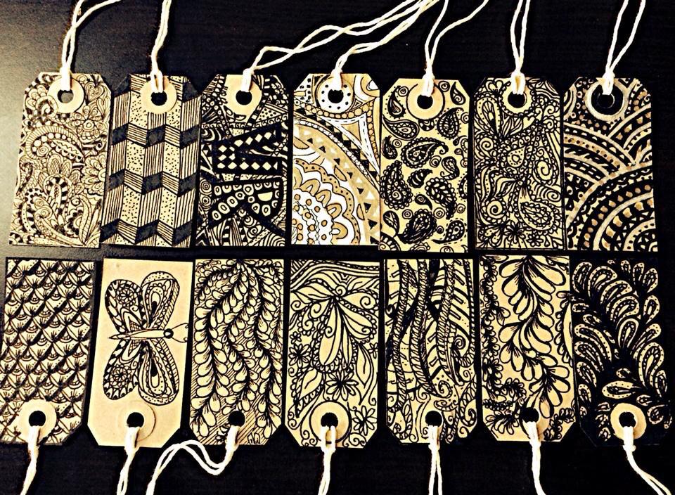 VintageRocksLyd's tweet image. We LOVE these pens by @FaberCastell for decorating our #vintage price tags #doodle #Zentangle #lovemyjob #upcycled