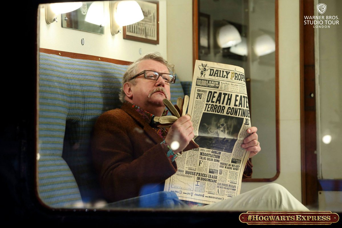 wizardingworld's tweet photo. Merlin’s Beard! The #HogwartsExpress arrives at @wbtourlondon this March. Take a sneak peek: http://t.co/r0LH4M2F2l http://t.co/dnTc7hMuHG