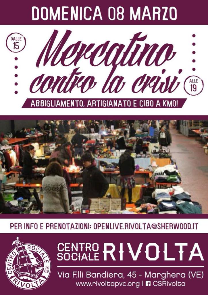 ChrisPeverieri's tweet photo. Sab #7M l'alta marea spazzerà via la feccia fascio leghista
Dom #8M al @RivoltaPVC torna il #mercatinocontrolacrisi! http://t.co/3HwQDyr9PC