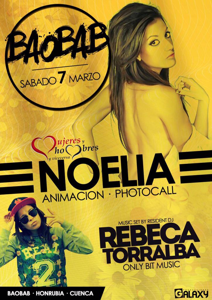 "<a href="/Galaxy_Prod/">Producciones Galaxy</a>: Sab7Marzo Dsd #mhyv #noe visita <a href="/BaobabHonrubia/">  ➡ BAOBAB HONRUBIA⬅</a> animación + photocall + Rebeca Torralba os esperamos! "