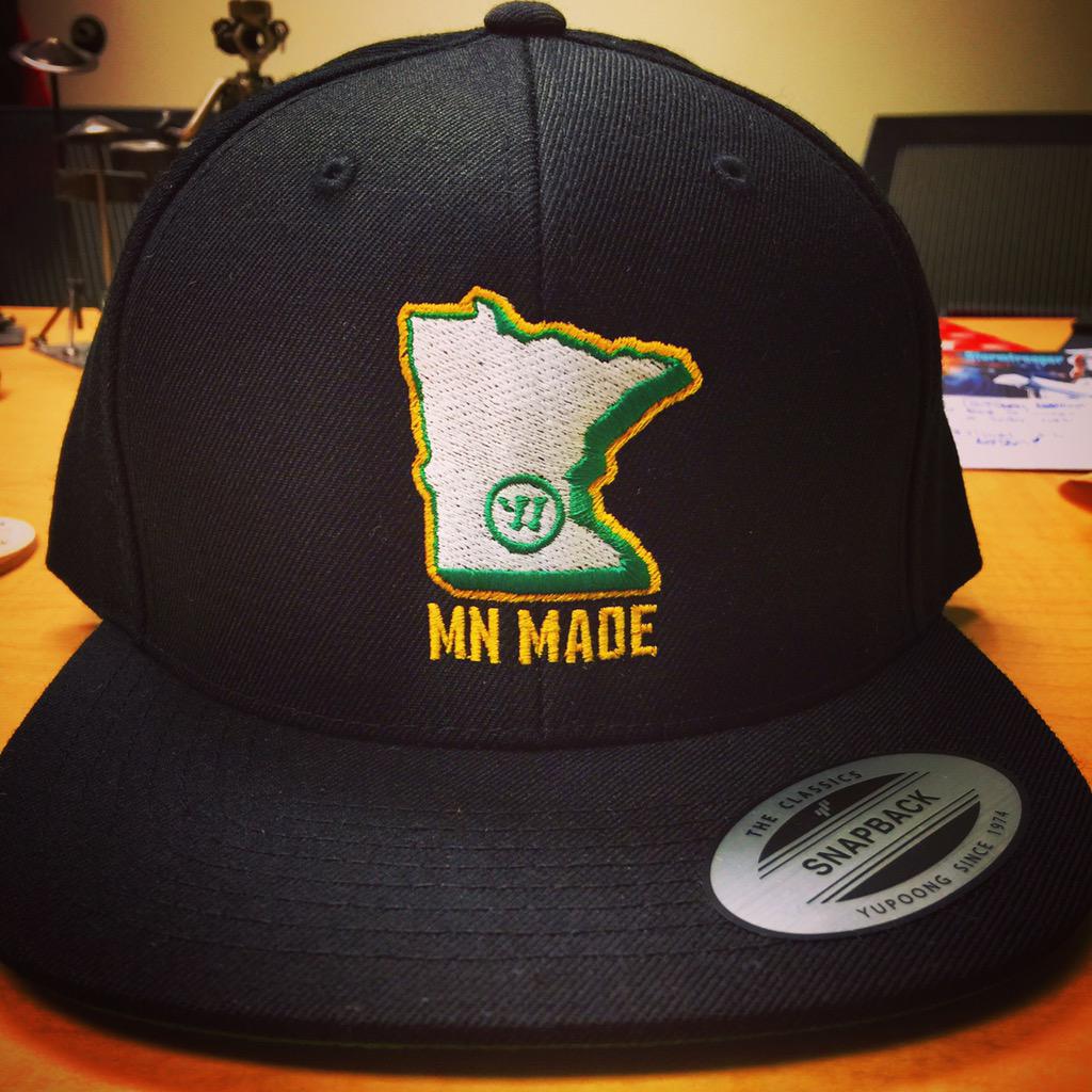heypaulfletcher's tweet photo. HUGE thx @Warrior! Just in time for the #MnStateHockeyTourney. Perfect timing cuz it's #WCHW (Way Cool Hat Wednesday) http://t.co/RFw88rRl2m