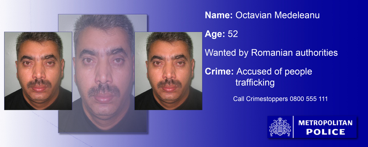 metpoliceuk's tweet photo. Seen this man wanted in #Romania? May be in #Barking #Dagenham #Newham #Haringey #OpSunfire http://t.co/t7eWduJrG7 http://t.co/7eCbVRi8Cy
