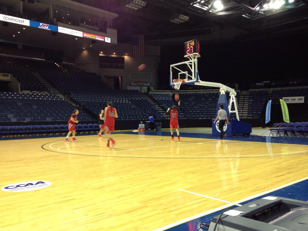 Cal State East Bay women’s team at their pre-Tournament practice. 

Tournament tickets: visitstockton.org