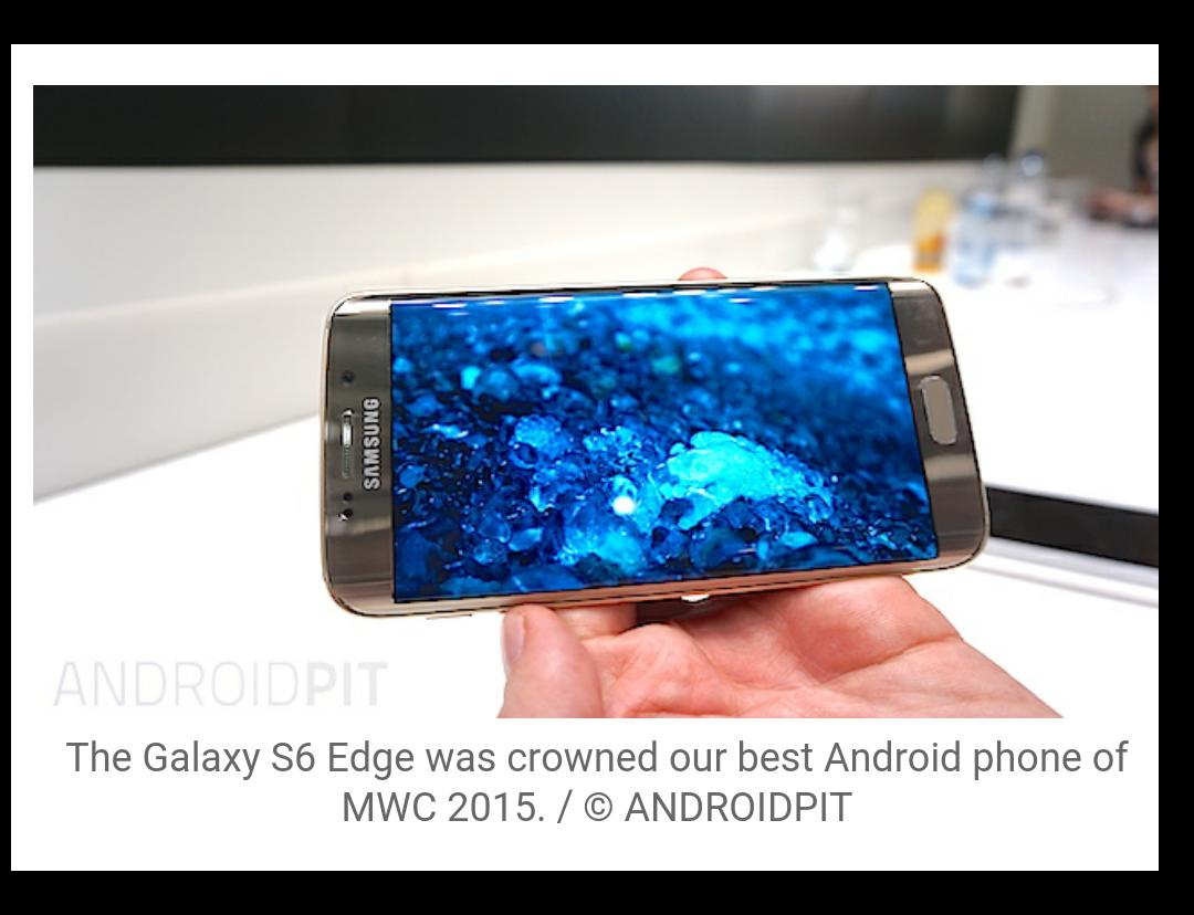 OMNtech's tweet photo. موقع  Androidpit يختار هاتف جلكسي 6 ايدج كأفضل هاتف في معرض MWC لهاذا العان http://t.co/oSFlRewnn1