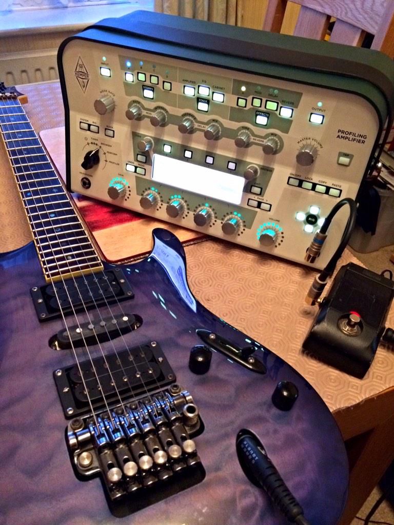 StormbornBand's tweet photo. 6/13 for ALBUM 2 done for Laurence! @ibanezofficial S + @SeymourDuncan + @Kemper_Amps = GODTONE!!! #ProfilerSpotting http://t.co/46G2Wzc1wQ