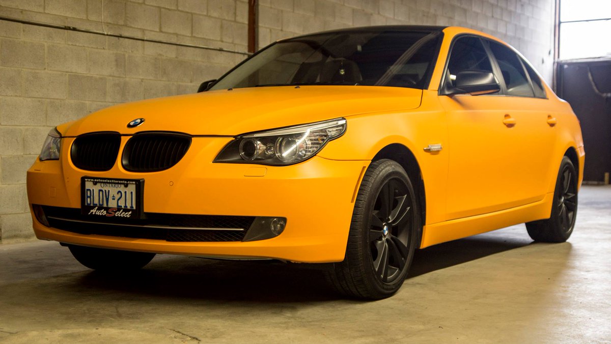 gtacarwrap's tweet photo. BMW 5Series #transform from #white to #matteorange #3M #vinylwrap #carwrap #jobedoneright #gtacarwrap #vehiclewrap http://t.co/pgZfo8DHzE