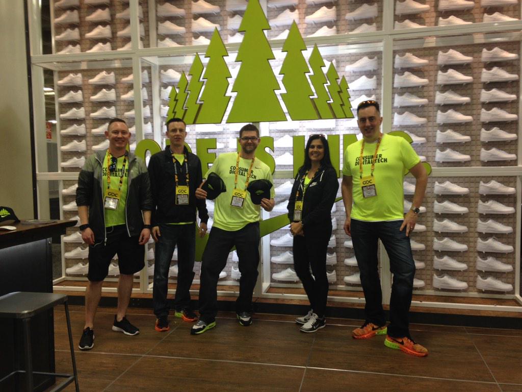 mrc_pdx's tweet image. Game time! Come chat with #nike about careers in Consumer Digital Tech in the #GDC2015 Career Center. #CodeIsKing
