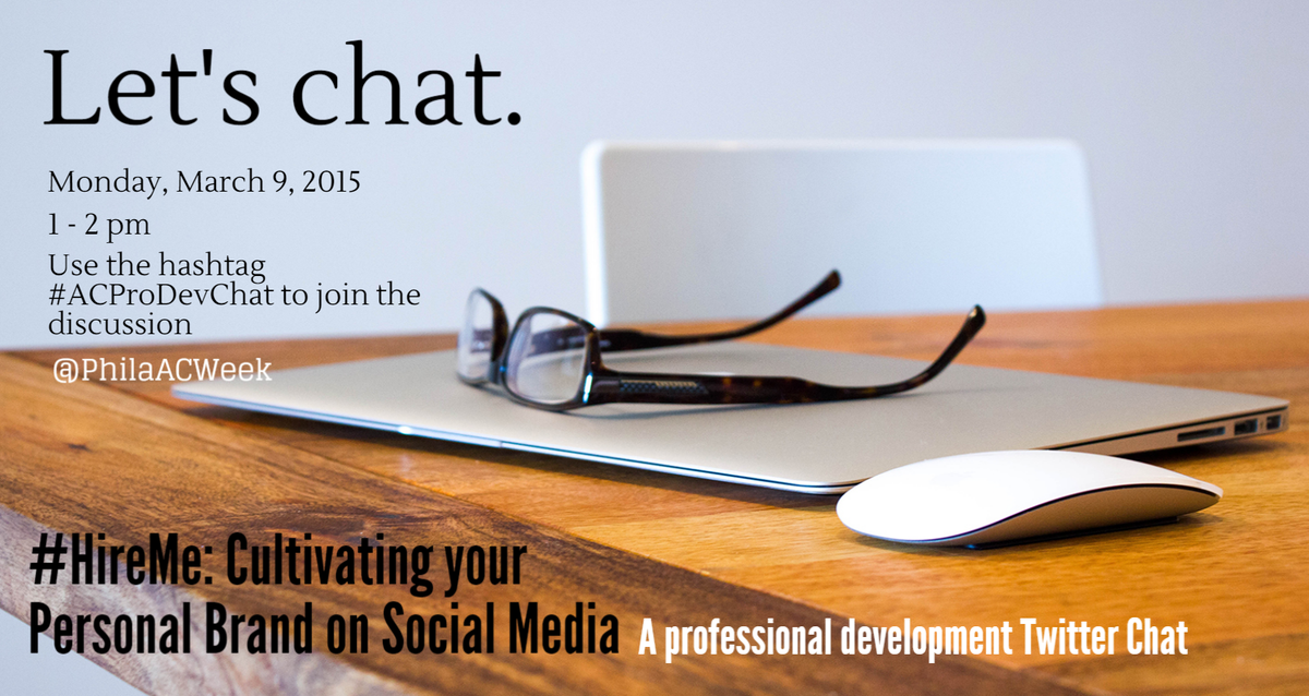 PhilaACWeek's tweet photo. Join us next Monday for our pro dev twitter chat! #ACWeek2015 #PHLService #PhillyGetsItDone http://t.co/Ux2LyaOvVL