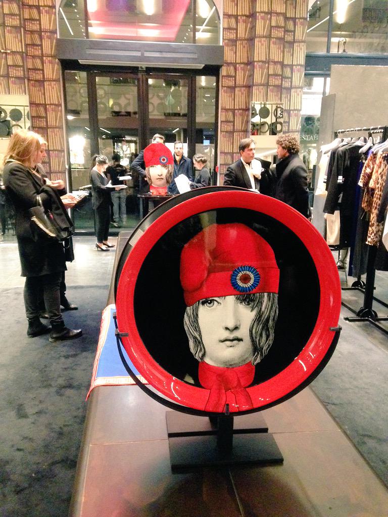 ParisMust_com's tweet photo. #PFW #leclaireur #Fornasetti #Marianne http://t.co/OsdaHlordV