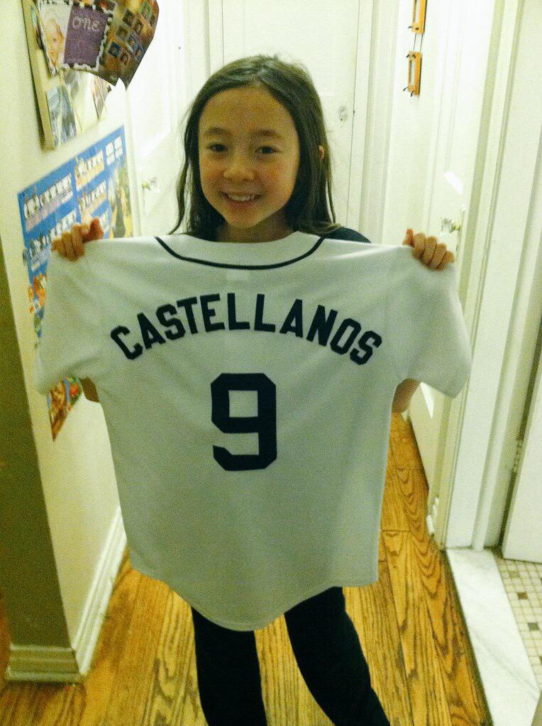 Happy Birthday Nick Castellanos hopefully she can get her jersey signed on the 14th, we\ll be at the game! 