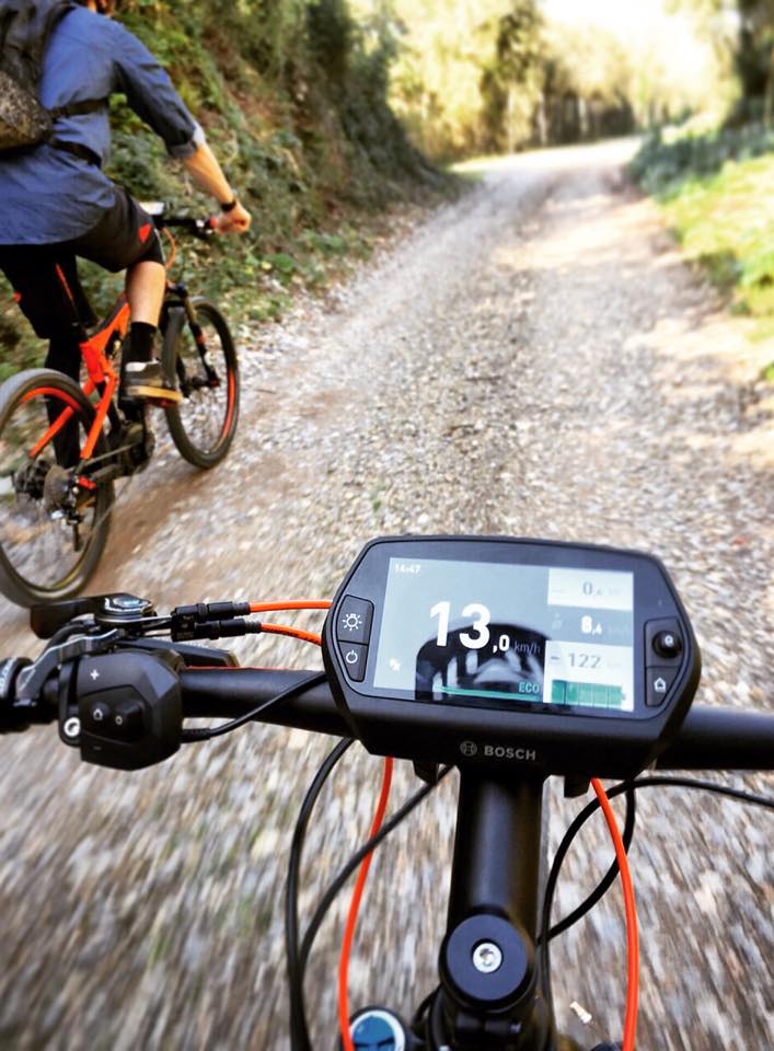 First test with the new <a href="/bikeonscott/">SCOTT Bike</a> E-Spark 710!! 
Yes, it was fun guys! 
#massavecchia #ebike #funride #noshortcuts