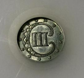 PCGSStore's tweet photo. 1851 #ThreeCent #Silver #SEGS #MS62 in #atlanta contact us today! $225 http://t.co/NVNz4AT8Fm