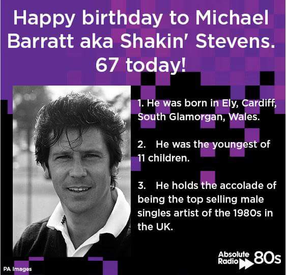 Happy birthday    Shakin\ Stevens - You Drive Me Crazy:  