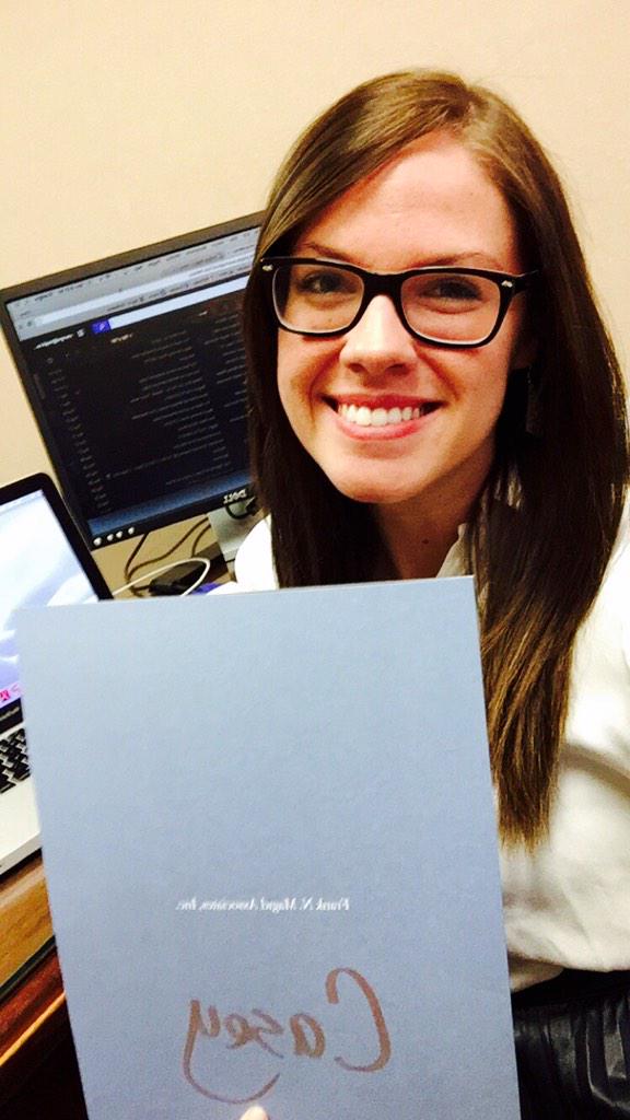 CaseyLevigne's tweet photo. #SJMCselfie at my @Magid_TV internship. Can't wait to officially join the team in July! @JoinSJMC @UIOWA_SJMC http://t.co/8gd39RCCTR