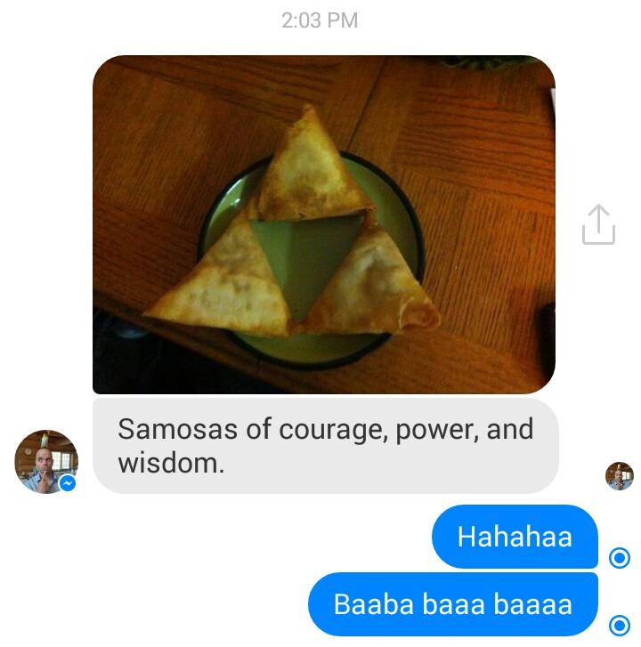 SteamboatLeelee's tweet photo. I have great friends. #triforce #zelda #link #nintendo #gamersunite #samosapower http://t.co/sMtSCMhvOx