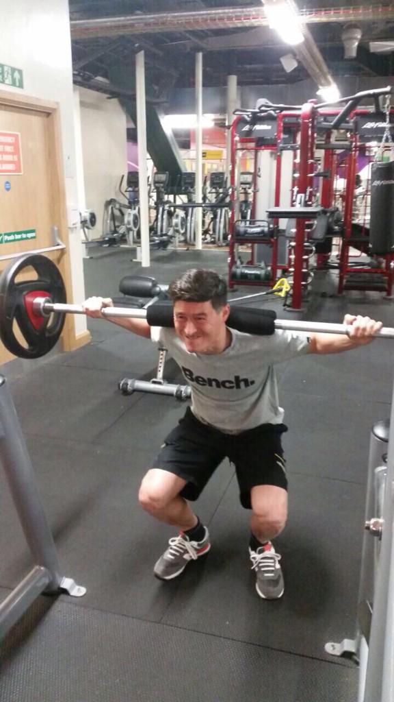 StoneManchester's tweet photo. Keeron getting in tip top shape for yet more QSing! #sexyQS http://t.co/R1vroDJ5w8