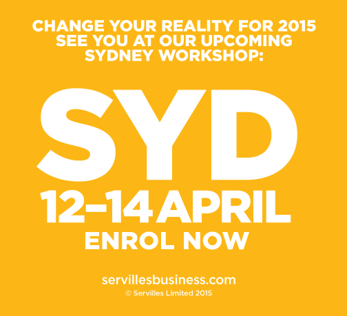ServillesSBE's tweet photo. We're enrolling for both their Sydney &amp; Queenstown workshops for April. Email andreac@servilles.com http://t.co/eHoHrK2F4Y