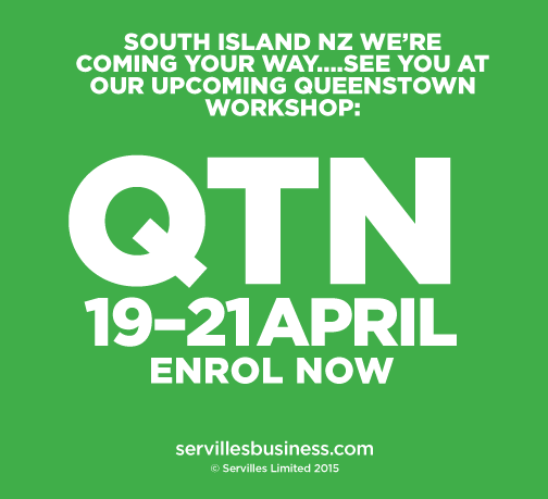 ServillesSBE's tweet photo. We're enrolling for both their Sydney &amp; Queenstown workshops for April. Email andreac@servilles.com http://t.co/eHoHrK2F4Y