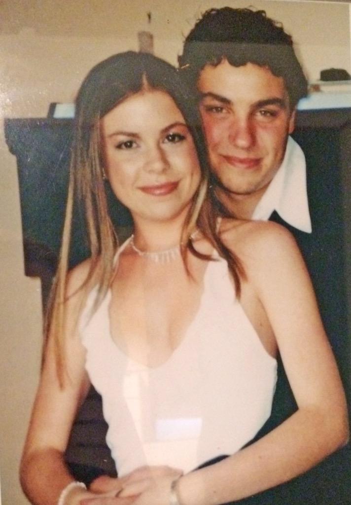 shez2227's tweet photo. 14 years today β€οΈ #tbt 2001 Year 12 Formal #highschoolsweethearts #promposing http://t.co/kwQGtZdb0T