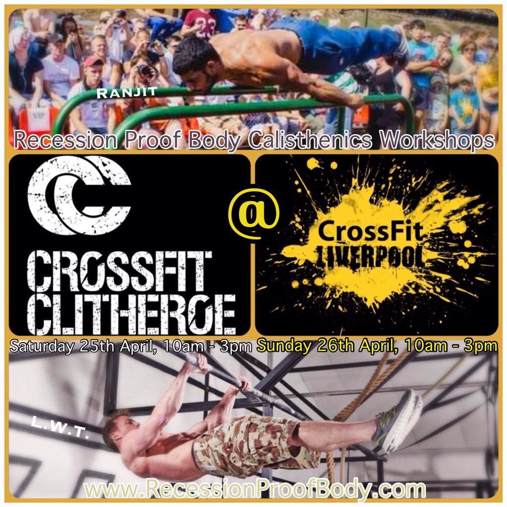 New dates for our upcoming workshops <a href="/CrossFit/">CrossFit</a> Clitheroe &amp; CrossFit Liverpool - sponsored <a href="/ICONNutrition/">ICON Nutrition</a> @BATTLEOATS