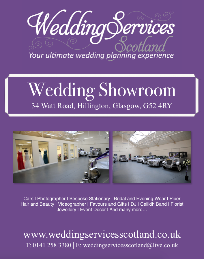 Watch us perform at the grand opening of the 'Wedding Services Scotland Showroom'. 12/03 - 18:30 <a href="/WeddingServScot/">Wedding Services</a>