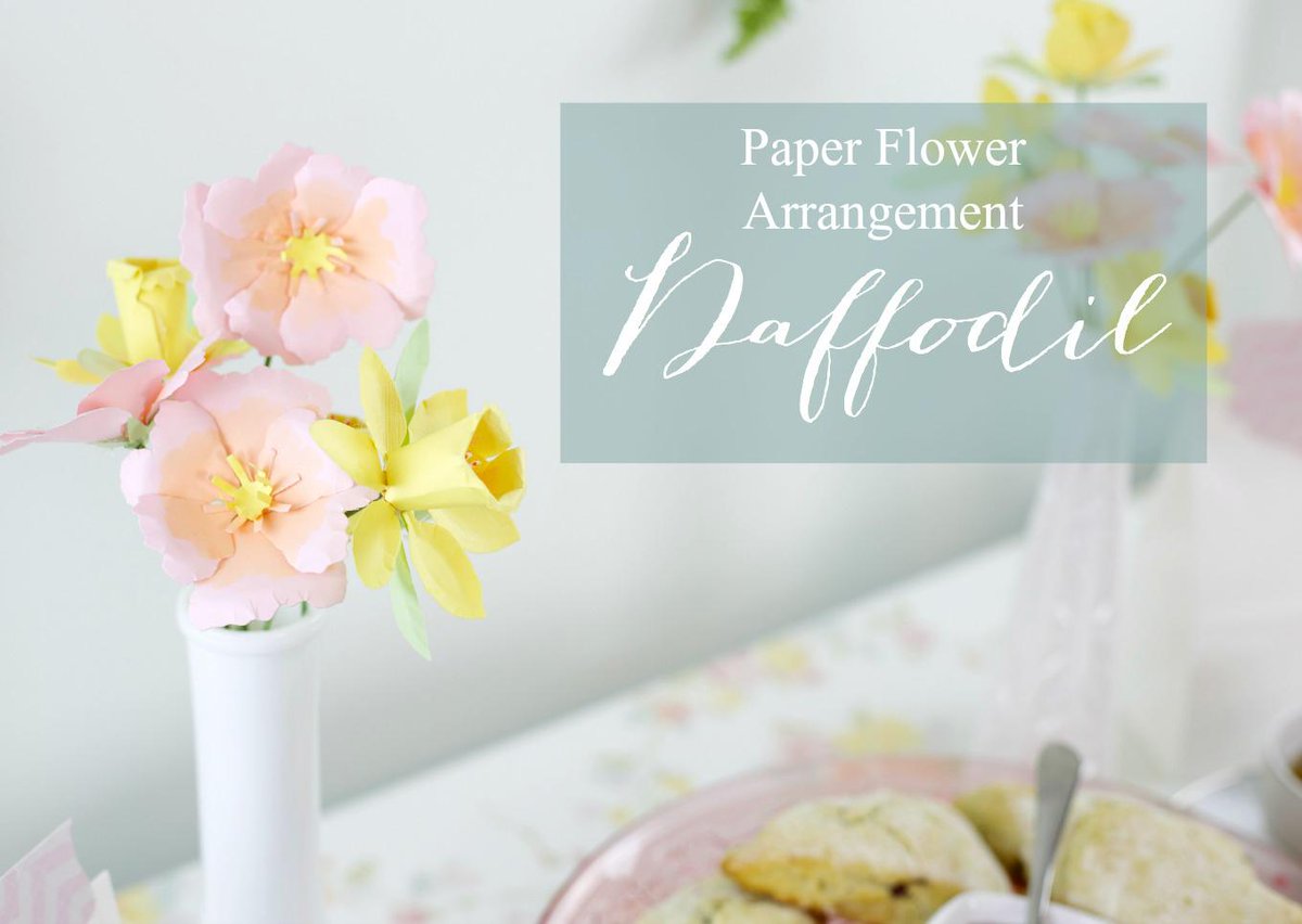 sizzix_official's tweet photo. Make this Daffodil Flower Arrangement for a tea party in today's Sizzix DIY Parties &amp; Events!
http://t.co/K3QufVFCui http://t.co/K1wZ0v21do