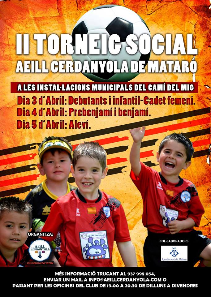 CerdanyolaAEiLL's tweet photo. Cada vez tenemos más cerca el II Torneo Social 
La semana que viene publicaremos los horarios y cuadrantes del mismo http://t.co/XlsOmTJ4wl