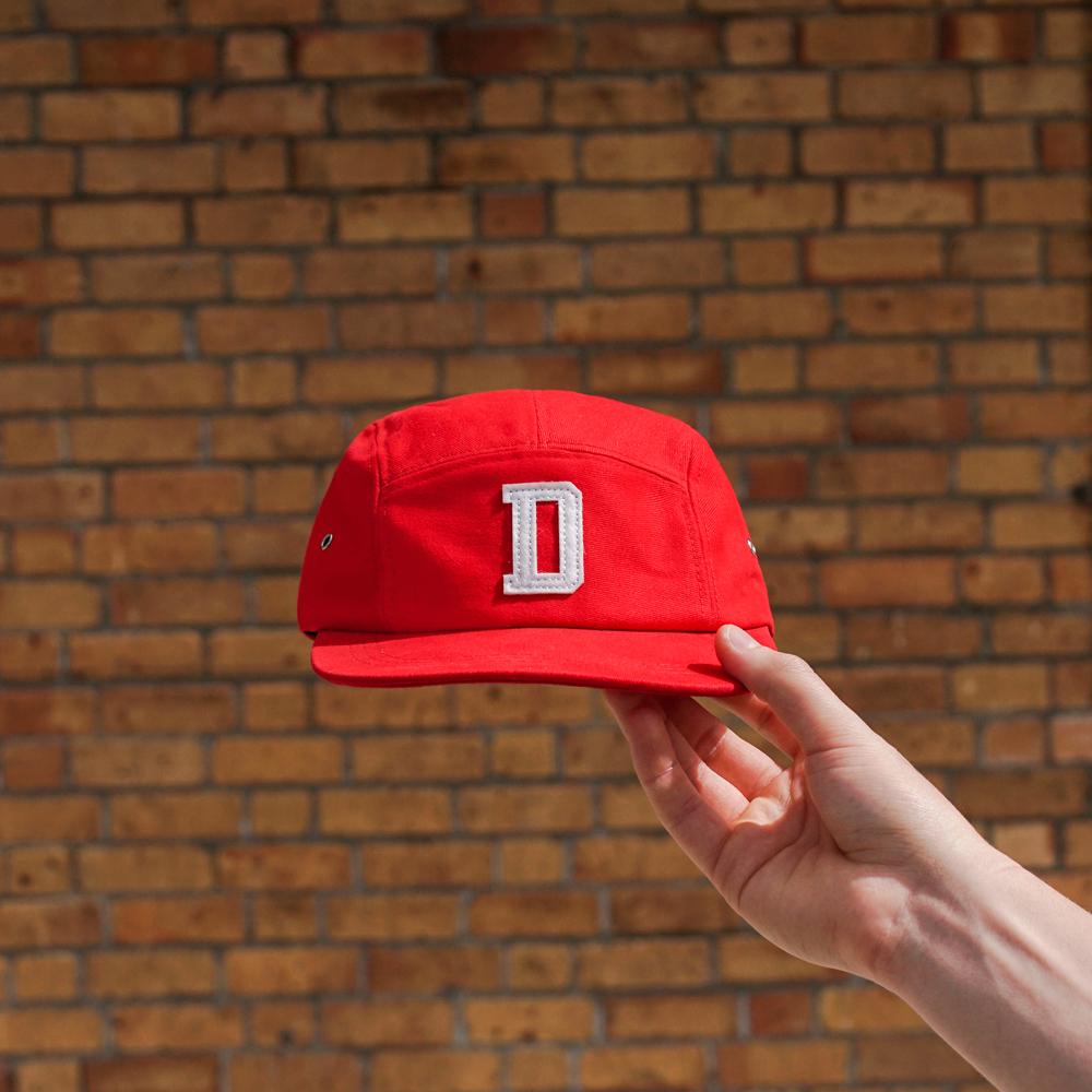 wearedscrt's tweet image. Red Game Day Five Panel, in stores and online now. Also available in Black and Navy. dscrt.co.nz/shop