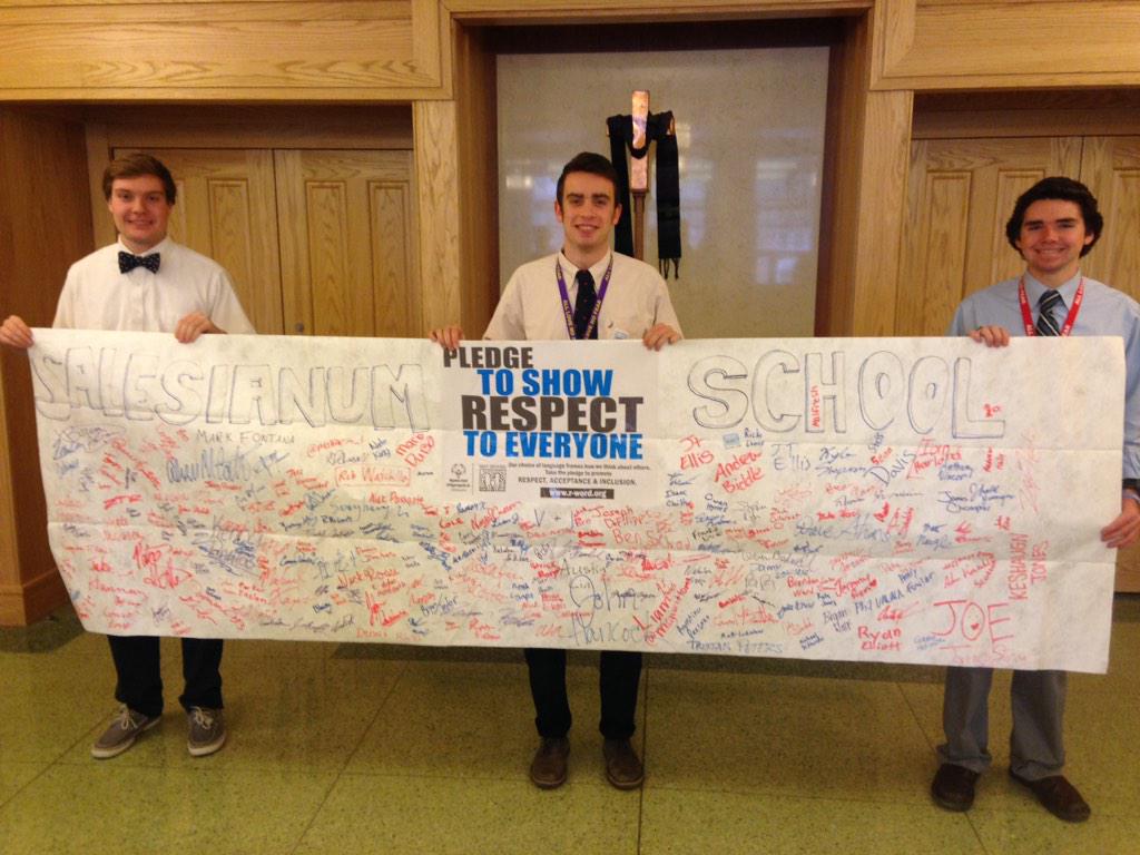 Thank you to everyone who pledged respect today! #SpreadtheWord #unifysode