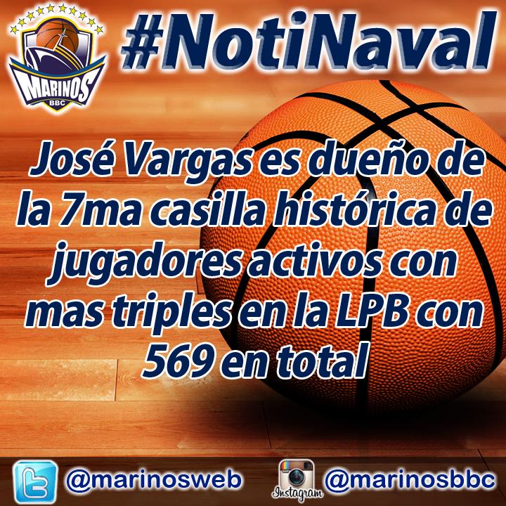 marinosweb's tweet photo. #NotiNaval @josegvargas10 #Triples #FanaticoSOY #AMArinosVOY http://t.co/DIUYNxw8gl