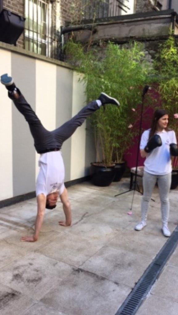 Great picture from today's <a href="/BakuGames2015/">BakuGames2015</a> #100daystoBaku launch of <a href="/andrews191/">Andrew Smith</a> &amp; <a href="/KatieTaylor/">Katie Taylor</a>...