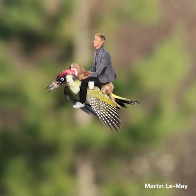 You won’t believe how I got to work today.