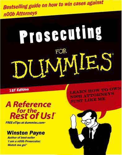 This totally isn't all I studied to become a prosecutor....