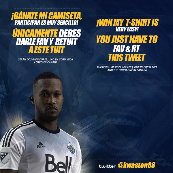 kwaston88's tweet image. Because all of you are very important to me, I have decided to give away two Vancouver Whitecaps t-shirts. #GoCaps