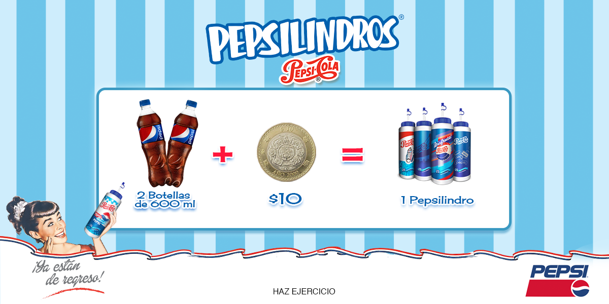 PepsiMEX's tweet photo. Ve a @7ElevenMexico y obtén 1 de los 5 #Pepsilindros que tenemos para ti. ¡Córrele! http://t.co/twF9urzN1a
