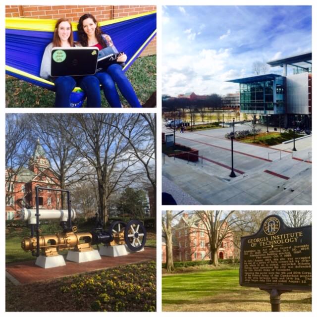 GeorgiaTech's tweet photo. One week ago: Canceled class for ice/snow. Today: 75 degrees. http://t.co/UNbqpuPjpv