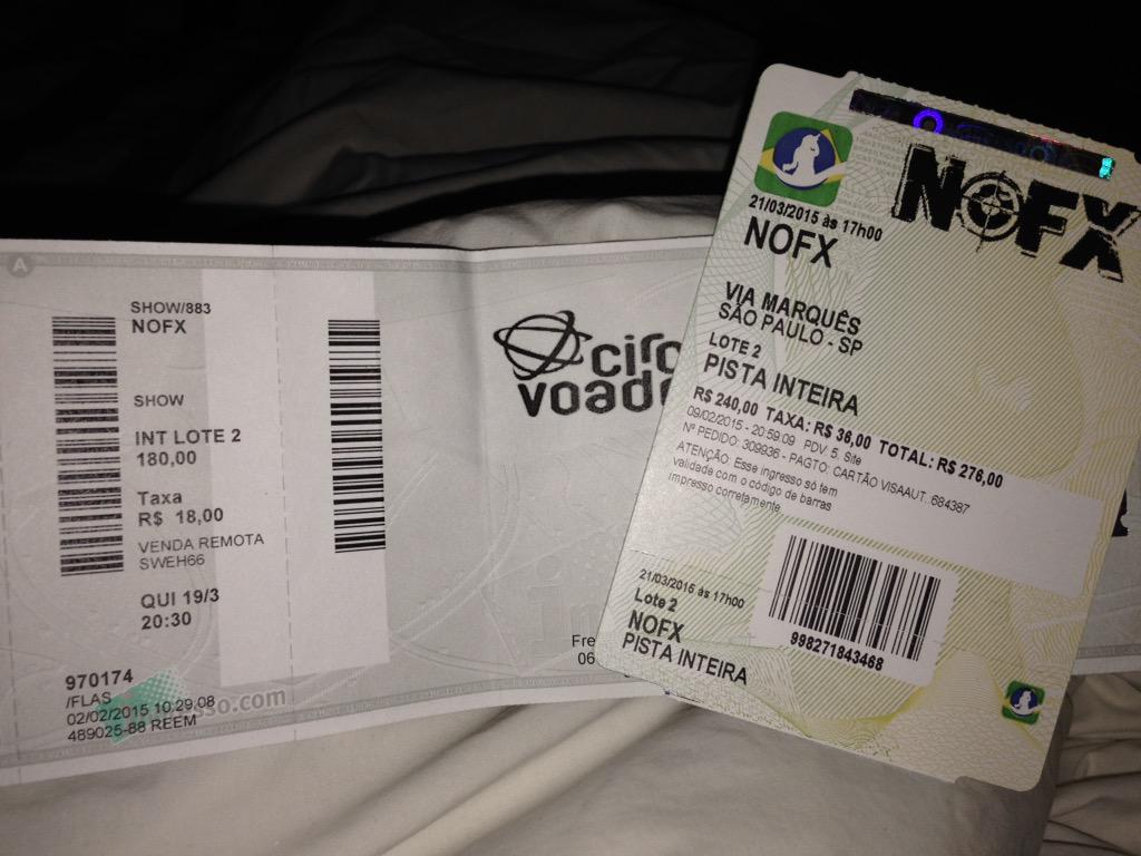 pa_schmidt's tweet photo. @ElHefeNOFX After Paris, London, NY, Wiesbaden, Moscow, Nancy, Amsterdam, Tokyo, Birmingham and many more, Brazil !!! http://t.co/eJCKbMAeMb