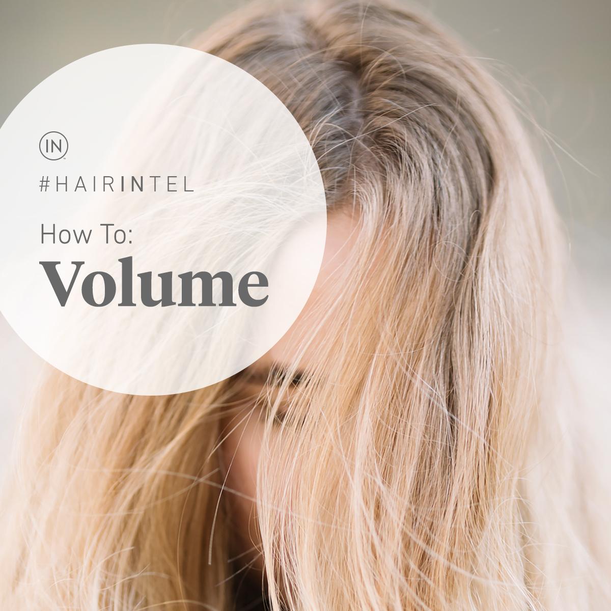 Prep with Volumizing Foam &amp; Spray on Detangler. Blow-dry &amp; finish with Perfect Hold Hairspray. #HAIRINTEL