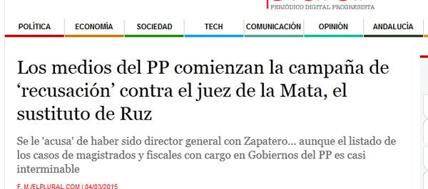 subversivos_'s tweet photo. Los medios de la casta preparan la artillería para atacar al juez de la Mata sustituto de Ruz http://t.co/axqp7CplUL http://t.co/0oPD1EgEUZ