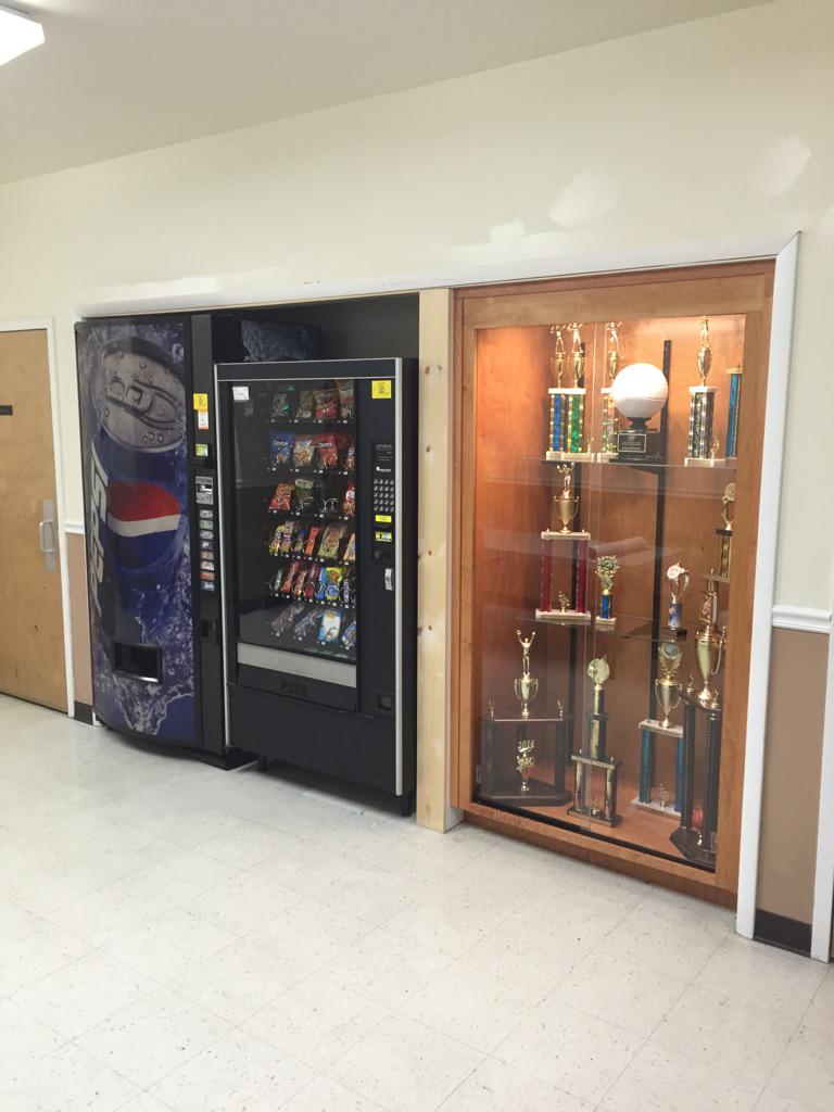 fbcapanthers's tweet photo. New trophy case installed today http://t.co/aKWADR5qAL