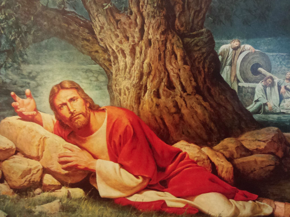 tfw you just want to take a nap and everyone is keeping you up and also you're Jesus