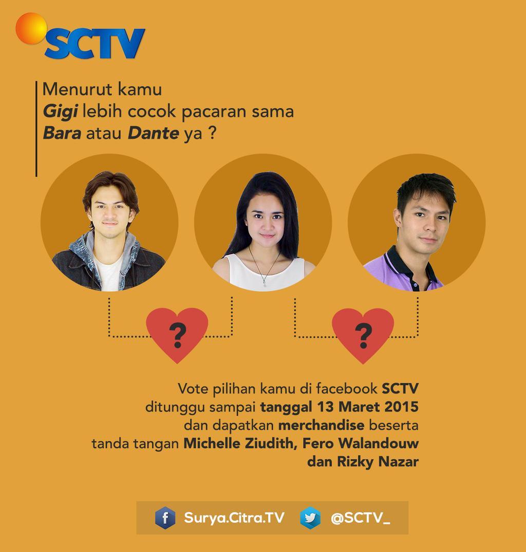 Kamu udah vote 'Siapa yg cocok mjd pacar Gigi?' <a href="/SCTV_/">SCTV</a>
Yuk Vote disini >> goo.gl/ymMleZ
#CantikCantikMagic "
