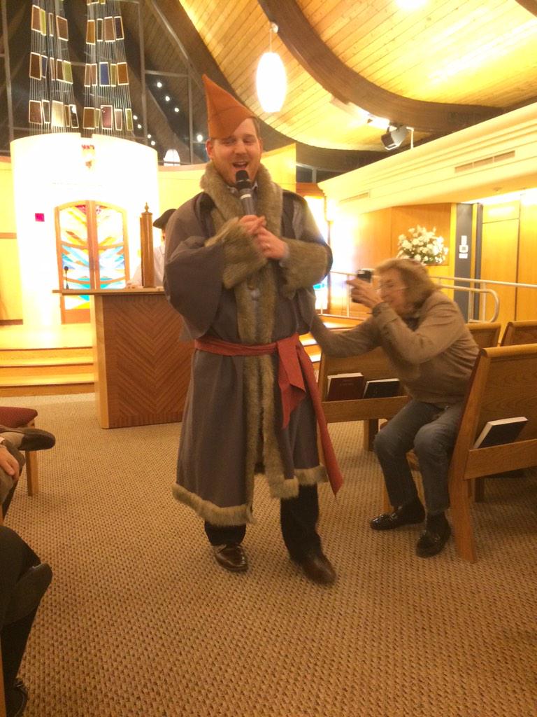 This is the Rabbi before the wine tasting #purim