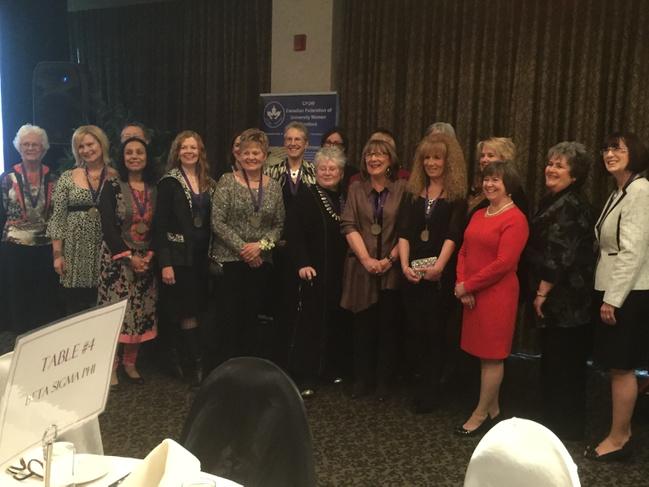 CFUWBrantford's tweet photo. #IWDNV  the Women of Excellence honourees at Nova Vita Dinner. Congratulations http://t.co/3vXoWeRwmv
