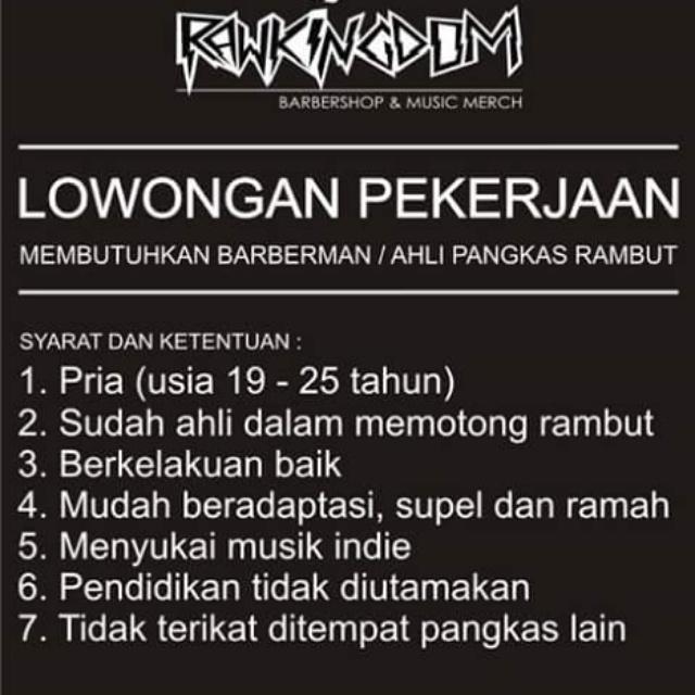 Kali ada yg bisa nyukur, call: 08882203727 <a href="/RAWK_barbershop/">R.A.W.K.I.N.G.D.O.M™</a>