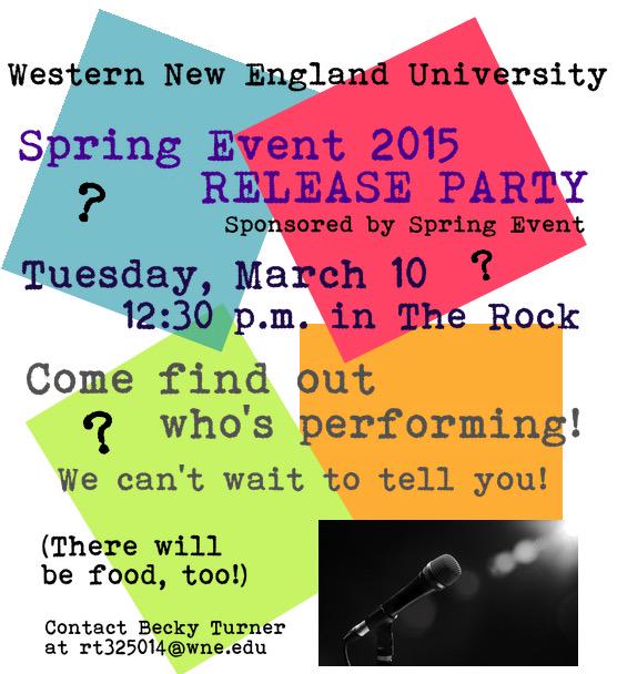 <a href="/SouthwoodHall/">Southwood Hall</a> Can't wait to find out who's performing? Come to the release party March 10 at 12:30 in The Rock! 🎉