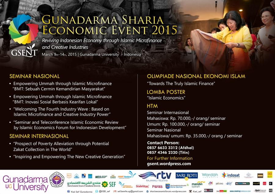 #event Universitas Gunadarma present: Sharia Economic Forum 2015 - go.shr.lc/1AkotOZ