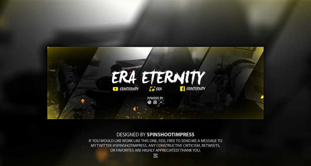 FineVisuals's tweet image. New Twitter header for @eRa_Eternity
Designed by @SpinShotImpress 
RT and FAV? :) 

@eRaSupreme @eRaMimic @eRa_Minds
