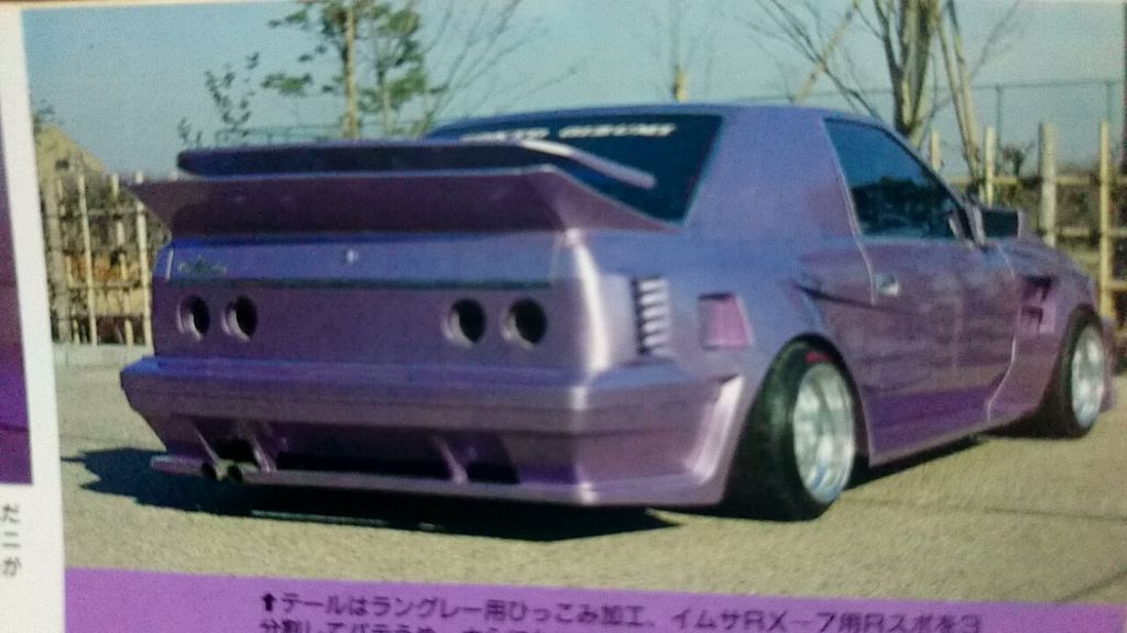 kaidoracer13's tweet photo. 10系ソアラ
顔面は31レパ？テールはラングレー引っ込みにイムサ三分割
リア回りツボですね。 https://t.co/kAeInYcJnH