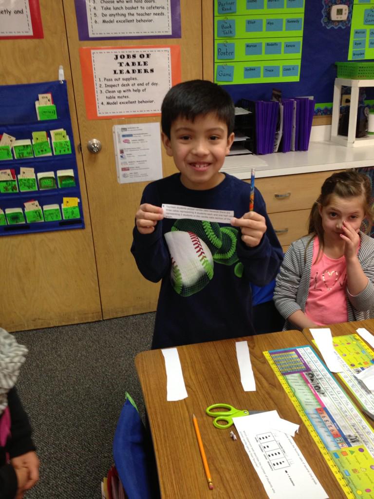 Wendy33616938's tweet image. IQ Slapdown for analyzing graphs in 2nd grade. #CISDTopChef